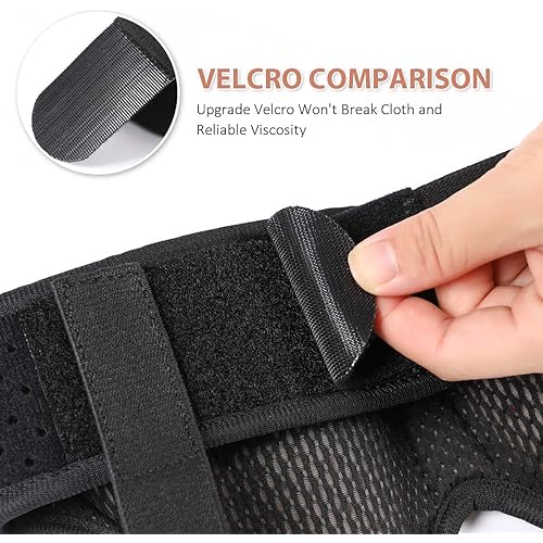 Tenbon Hernia Belts for Men - Groin Hernia Support for Men and Woman Medical Hernia Guard Inguinal Truss for SingleDouble Sports Hernia Adjustable Waist Strap with 2 Removable Compression Pads