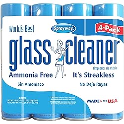 A Product of Sprayway Glass Cleaner 19oz, 4pk.