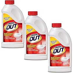 Iron OUT Rust Stain Remover Powder, 1 lb. 12 oz. Bottle, 3 Pack
