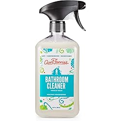 Aunt Fannie's Bathroom Cleaner Spray - All-Purpose Tub, Tile, Sink and Fixtures Vinegar Wash Single