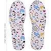 mumisuto Shoes Insole Breathable Latex Massage Soft Comfortable Foot Care Shoes Cushion for Children Teen 26-36 Size Freely Tailorable