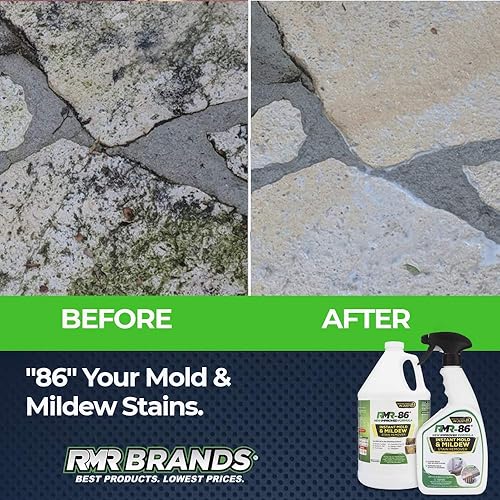RMR-86 Instant Mold and Mildew Stain Remover Spray - Scrub Free Formula, 32 Fl Oz
