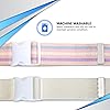 NYOrtho Plastic Buckle Gait Belt - Adjustable Machine Washable Strong and Durable Material Latex Free, Pastel, 54&#34