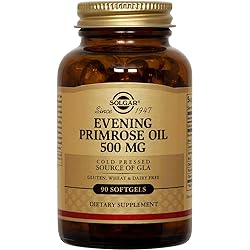 Solgar Evening Primrose Oil Supplement, 500 mg, 90 Count