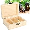 Zyyini Wooden Essential Oil Box, Essential Oil Storage 15 Bottles Safe Structure Exquisite High Durability Pine Essential Oil Holder for Home, Perfect Essential Oils Case for Presentation