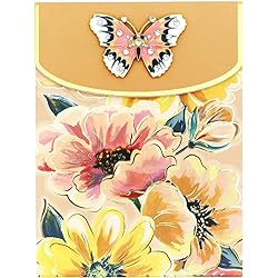 Punch Studio Florette Bouquet Notepad With Brooch 47084