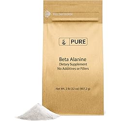 Beta Alanine Powder 2lb, Always Pure Non-Essential Amino Acid, Gluten-Free, Non-GMO