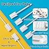 60 Pcs] Little Fox Baby Oral Cleaner 2 Pcs Finger Toothbrush with Cases, Baby Tongue Cleaner, Newborn Toothbrush, Disposable Tongue and Gum Cleaner, Infant Oral Care and Cleaning for 0-36 Month Baby