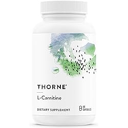 Thorne Research - L-Carnitine - Amino Acid Supplement to Support Fat Metabolism and Energy Production - 60 Capsules