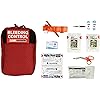 Rescue Essentials Bleeding Control Station IFAK - Intermediate Contents for Public Access Casualty Response Kit in Red Nylon Pouch