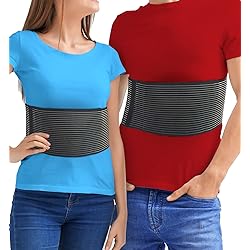 Rib Brace Chest Binder – Rib Belt to Reduce Rib Cage Pain. Chest Compression Support for Rib Muscle Injuries, Bruised Ribs or Rib Flare. Breathable Chest Wrap Breast Binder for Women or Men LargeXL