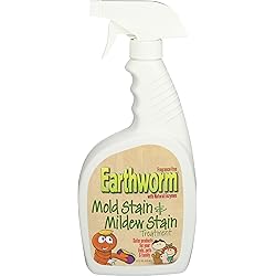 Earthworm Mold Stain and Mildew Stain Treatment - Natural and Family-Safe - 22 oz