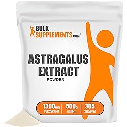 BulkSupplements.com Astragalus Extract Powder - Apigenin Supplement - Lung Support Supplement - Kidney Support - Adaptogen Powder - Astragalus Root Supplement 500 Grams - 1.1 lbs
