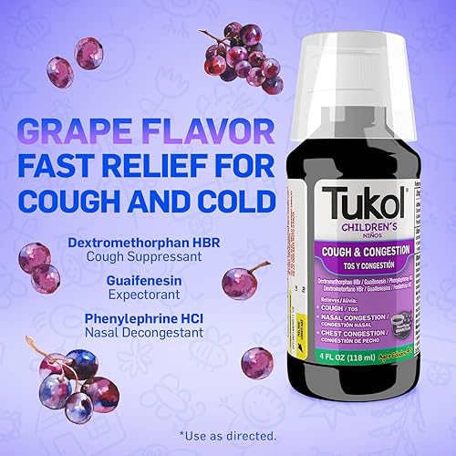 TUKOL Children's Cough & Cold, 4 Fl Oz,GEN00539