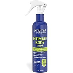 SkinSmart Men’s Intimate Spray, Hypochlorous Based Shower in a Bottle, Removes Bacteria linked to Jock Itch and Foul Odors for, 8 oz Spray Bottle