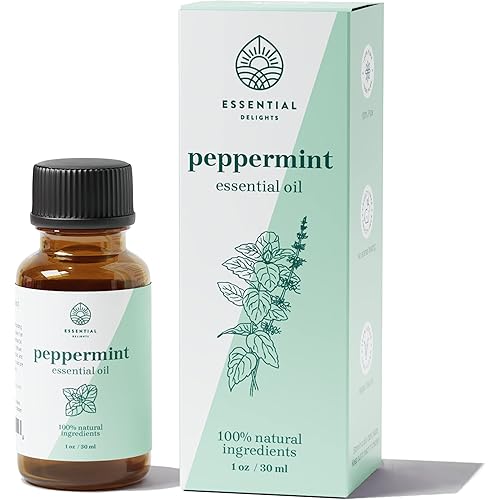 Peppermint Essential Oil - 100% Pure & Certified 1 oz. | Pure Grade Distilled Peppermint Essential Oil