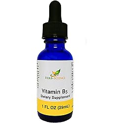 Vitamin B5 Drops Pantothenic Acid, Alcohol-Free Liquid Extract Maintain Healthy Hormones, Support Heart Health, Help Keep Skin and Hair Healthy and Support Immune System - Herb-Science