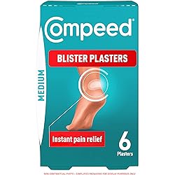 Compeed Medium Size Blister Plasters, Pack of 6