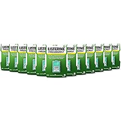Listerine Freshburst Pocketpaks Fresh Breath Strips, Mint Breath Refresher Strips to Kill 99% of Bad Breath Germs, Portable Pack, Freshburst Spearmint Flavor, 24-Strips 12 Pack