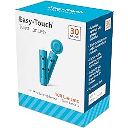 EasyTouch Twist Lancets - 30 G, 100 per Box