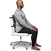 OPTP Thoracic Lumbar Back Support - Soft Cushion for Improved Sitting Posture and UpperLower Back Pain Relief for Desk Chairs, Car Seats and Airplanes