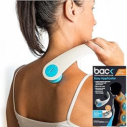 Back Easy Lotion Applicator for applying Your Favorite Topical Gel or Cream to Hard to Reach Places. Easy to use & Refill
