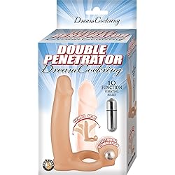 Nasstoys Double Penetrator Dream Cock Ring, Flesh, 9.2 Ounce