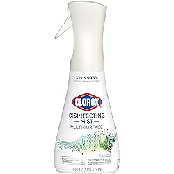 Clorox Disinfecting Mist, Eucalyptus Peppermint, Disinfecting Spray, 16 Fluid Ounces