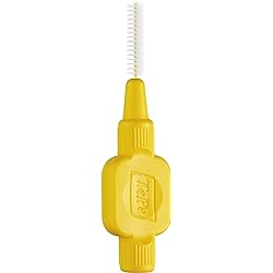 TePe Interdental Brush Original, Soft Dental Brush for Teeth Cleaning, Pack of 25, Yellow