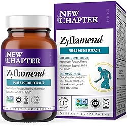 New Chapter Multi-Herbal Joint Supplement, Zyflamend Whole Body for Healthy Inflammation Response, Vegetarian Capsules, 120 Count Pack of 1