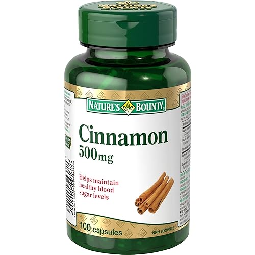 Nature's Bounty Cinnamon 1000 mg Capsules 100 ea Pack of 2