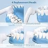 Tooth Polisher, Smile-Aid Multifunctional Replacement Head Teeth Whitening Kit, Better Whitening Effect Than Electric Toothbrush, USB Charging, Waterproof