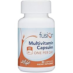 Bariatric Fusion Bariatric Multivitamin with Iron ONE per Day Capsule, 45mg of Iron for Post Bariatric Surgery Patients Including Gastric Bypass and Sleeve Gastrectomy, 30 Count, 1 Month Supply