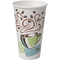 Dixie 5356Cd Hot Cups, Paper, 16Oz, Coffee Dreams Design, 50Pack Dxe5356cd