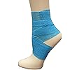 Self Adherent Cohesive Wrap [Pack of 4] Self Adhesive Not-Slip Adhering Sticking First Aid Elastic Compression Bandage Tape [2 Inches X 5 Yards] for Medical, Athletic Sport Support Light Blue x4