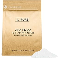 Pure Original Ingredients Zinc Oxide 8 oz Eco-Friendly Packaging, Non-Nano, Uncoated