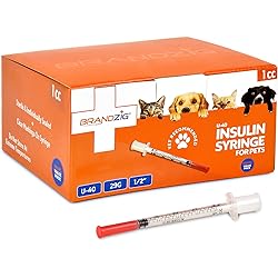 Brandzig U-40 Pet Insulin Syringes 29G 1cc 12" 100-Pack