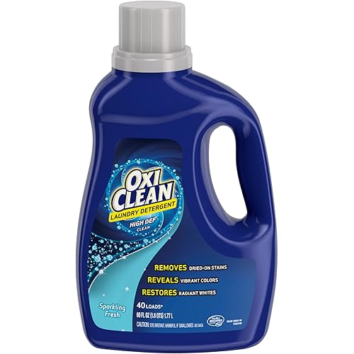 OxiClean High Def Sparkling Fresh Liquid Laundry Detergent, 60 oz