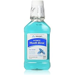 Swan Antiseptic Mouth Rinse, Ice Mint 8.5 Oz