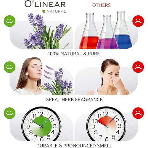 Lavender Essential Oil - Therapeutic Grade - Aromatherapy Natural & Pure Lavender Oil 10ml - Ideal for Diffuser, Skincare, Relaxation, Wellness - High European Quality essential oils by O'linear