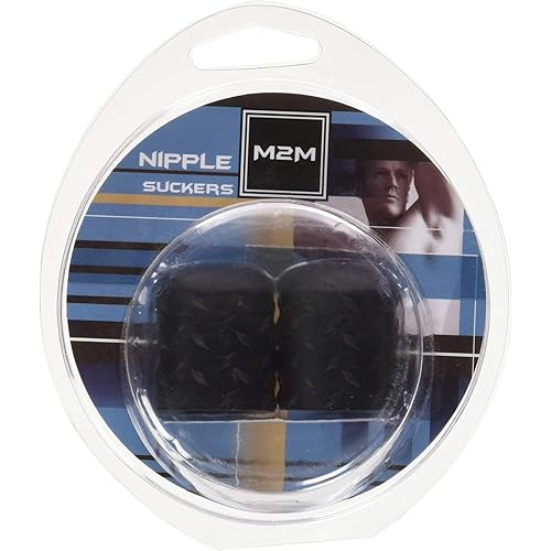 M2m Nipple Sucker Silicone, Medium, Black