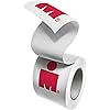 CURAD Performance Series Ironman Sports Tape, White with Red, 1.5" x 10yds