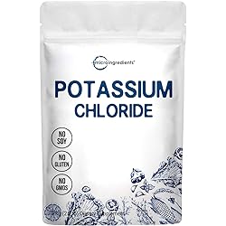 Potassium Chloride Powder, 1 Kg 2.2 Pounds, Salt Substitute & Electrolyte Powder, Pure Potassium Chloride Supplement, Essential Mineral, Filler Free and Dissolve Easily