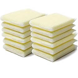 12 Pads All-Purpose Sponges Kitchen, Non Scratch Dish Sponge for Washing Dishes Cleaning Kitchen, Premium Kitchen Scrub Sponge and Scrubbers Cleaning Pads, Ideal for Kitchen, Bathroom, Mr. Scrub