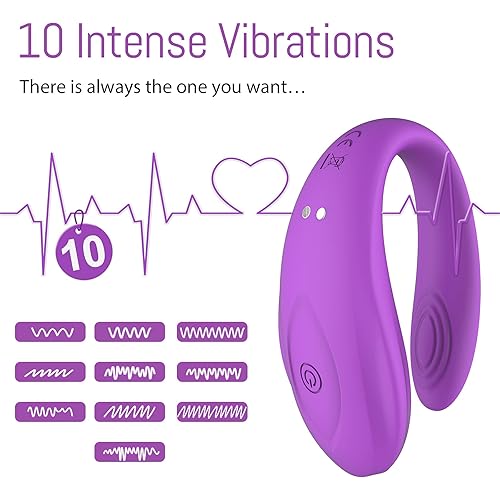 Remote G Spot Vibrator - BOMBEX Anna, Rechargeable Ultra-Thin & Comfortable Couple Vibrator with 10 Intense Vibrations, Clitoral Female Vibrator for Solo Play, Waterproof Adult Sex Toy for Women