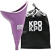 KPOKPO Female Urinal, Female Urination Device, Reusable Silicone Female Urinal, Portable Urinal Allows Women to Pee Standing Up, Pee Funnel for Outdoor, Inconvenient Mobility, Activities, Campin