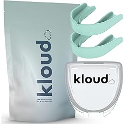 Kloud Night Guard - Mouth Guard for Clenching Teeth and Grinding Teeth, 2 Pack Custom Moldable Dental Mouth Guard