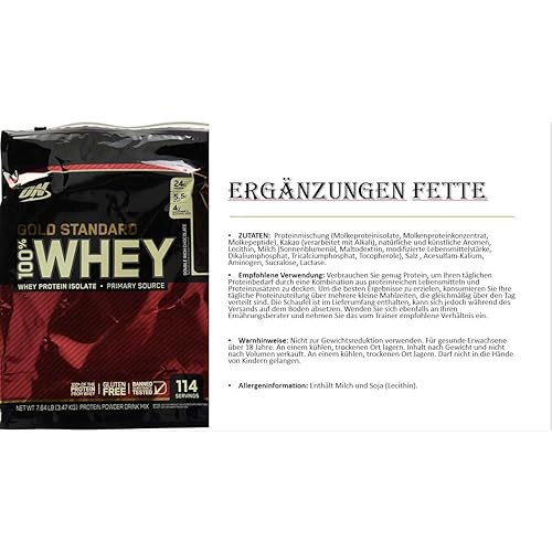 Optimum Nutrition Gold Standard 100% Whey, Double Rich Chocolate, 7.64 lb 3.47 kg