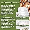 Real Mushrooms L-Ergothioneine, Oyster, Shiitake Mushroom Extract 60ct Longevity, Immune Support & Brain Supplement with Beta Glucan - Organic, Vegan Immune System Supplement