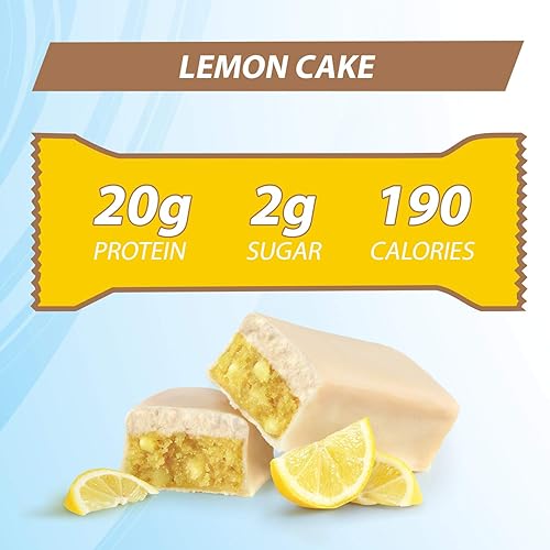 Pure Protein Bars Nutritious Snacks to Support Energy, Lemon Cake, 6 Count Pack of 1